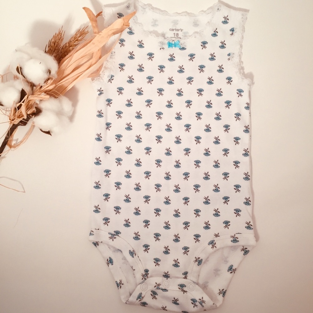 Baby girl floral onesie